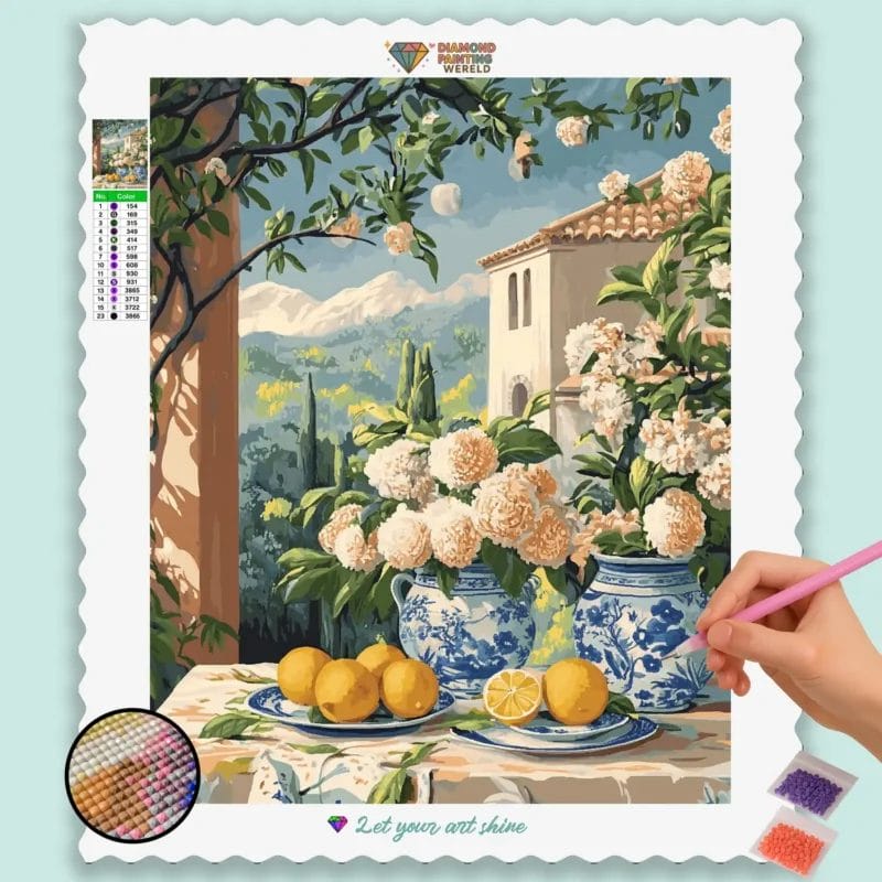 1014202 40x50 base diamond painting paintingscart DIY diamond Painting Wereld