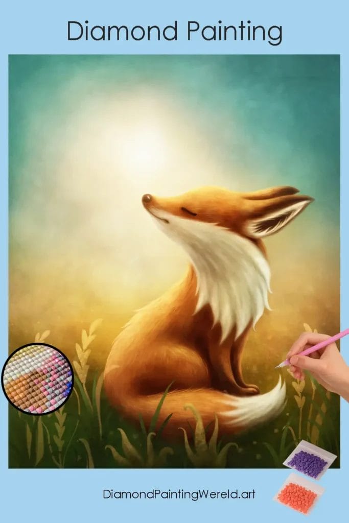 De Lieve Vos 1 Diamond Painting Wereld 554835 pin diamond painting paintingscart DIY diamond Painting Wereld