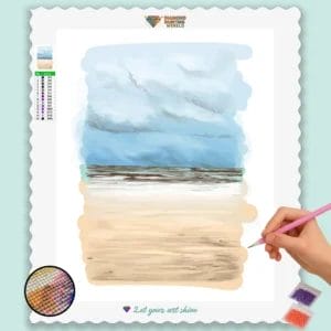 Strandparadies: Blauer Himmel und Sand