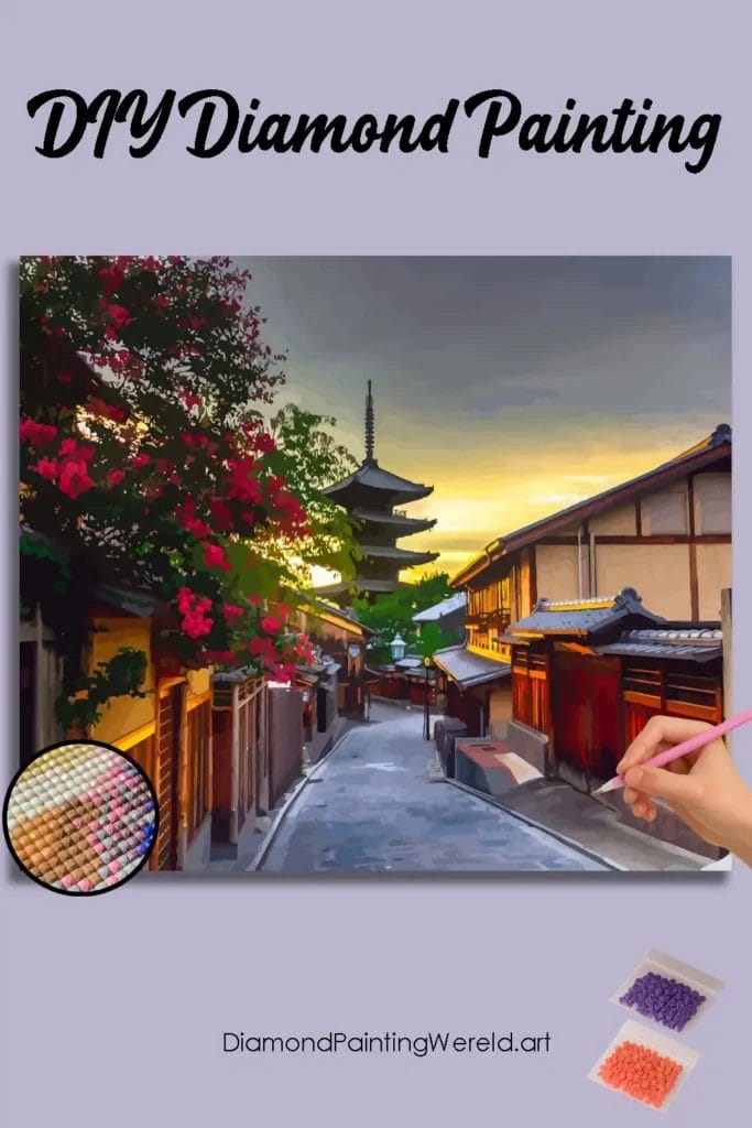 Prachtige Aziatische Stad 1 Diamond Painting Wereld Wunderschöne Asiatische Stadt