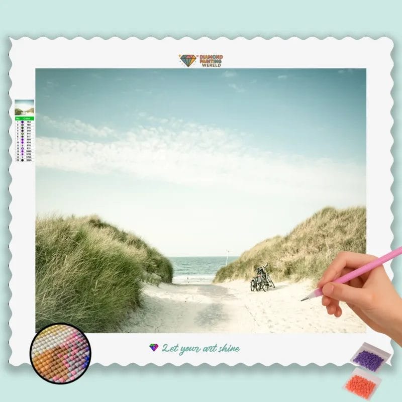 Weg zum Strand