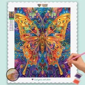 psychedelic butterfly