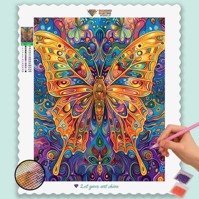 psychedelic butterfly