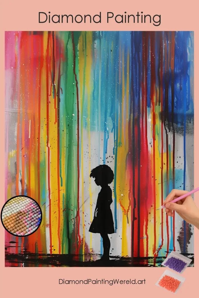 Alleen 1 Diamond Painting Wereld Alone
