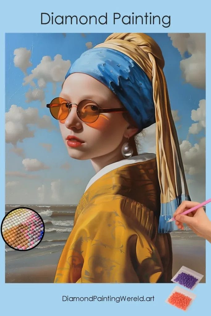 Pop Art Meisje 1 Diamond Painting Wereld Pop Art Girl