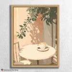 Kaffee am Tisch