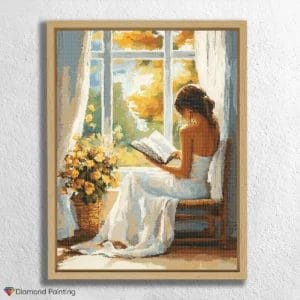 Mädchen am Fenster