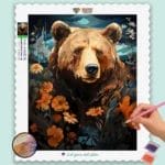 Bear and Flowers