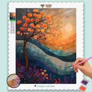 Abstract Mountains and Trees