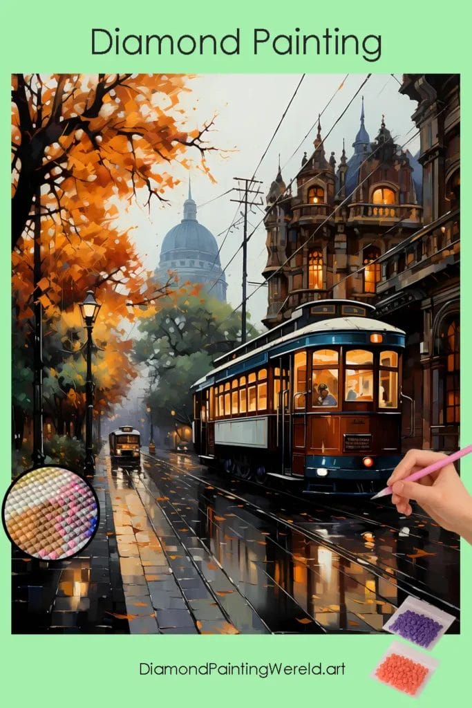 Australische Stadswegen 1 Diamond Painting Wereld Australian City Roads