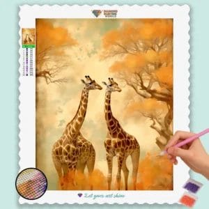 Two Baby Giraffe
