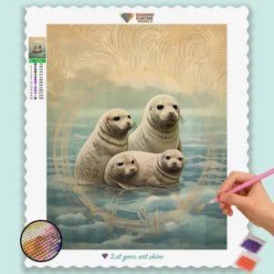Robbenbaby im Meer