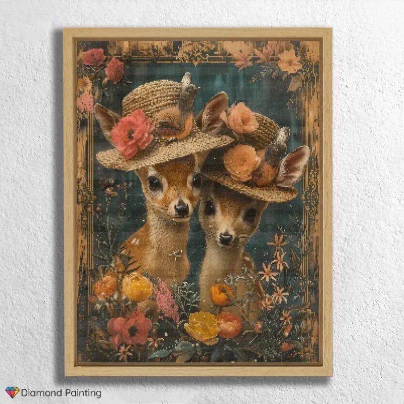 Rehe mit Hüten