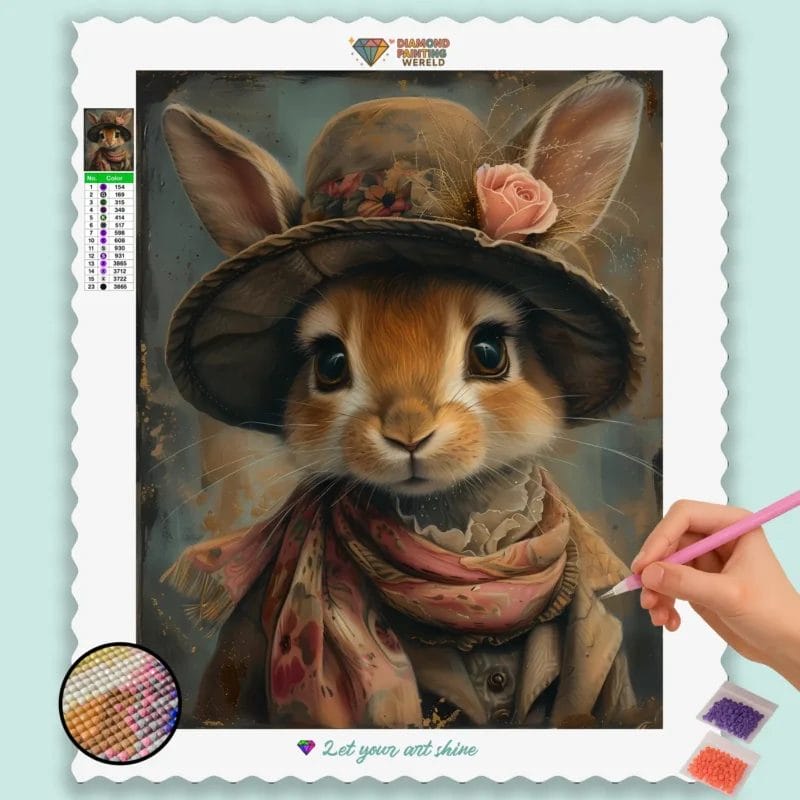 Bunny with hat