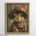 Bunny with hat