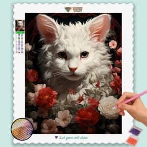 Wild White Cat