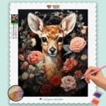 Flowers and Deer