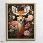 Flowers and Deer