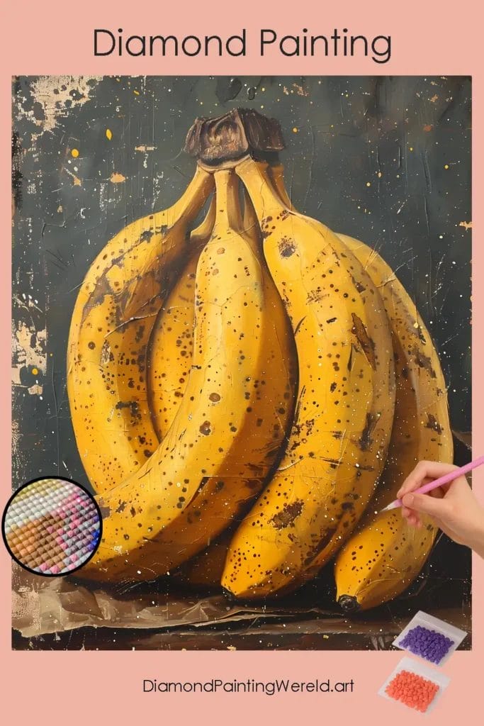 Exotische Bananen 1 Diamond Painting Wereld Exotic Bananas