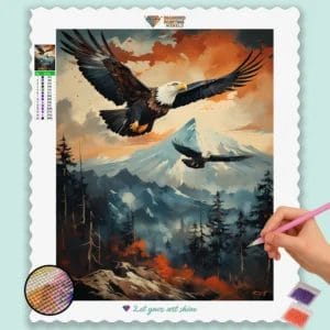 Eagle over the Mountains