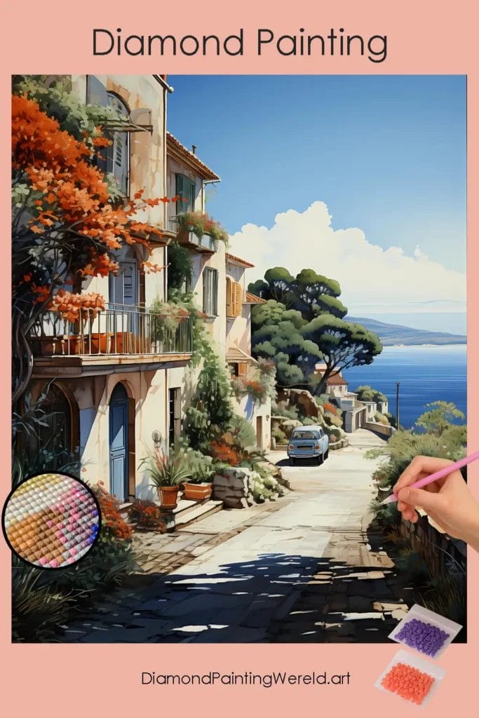 Californische Kust 1 Diamond Painting Wereld Seaside California
