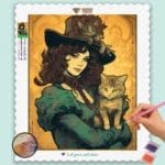 Witch with Cat