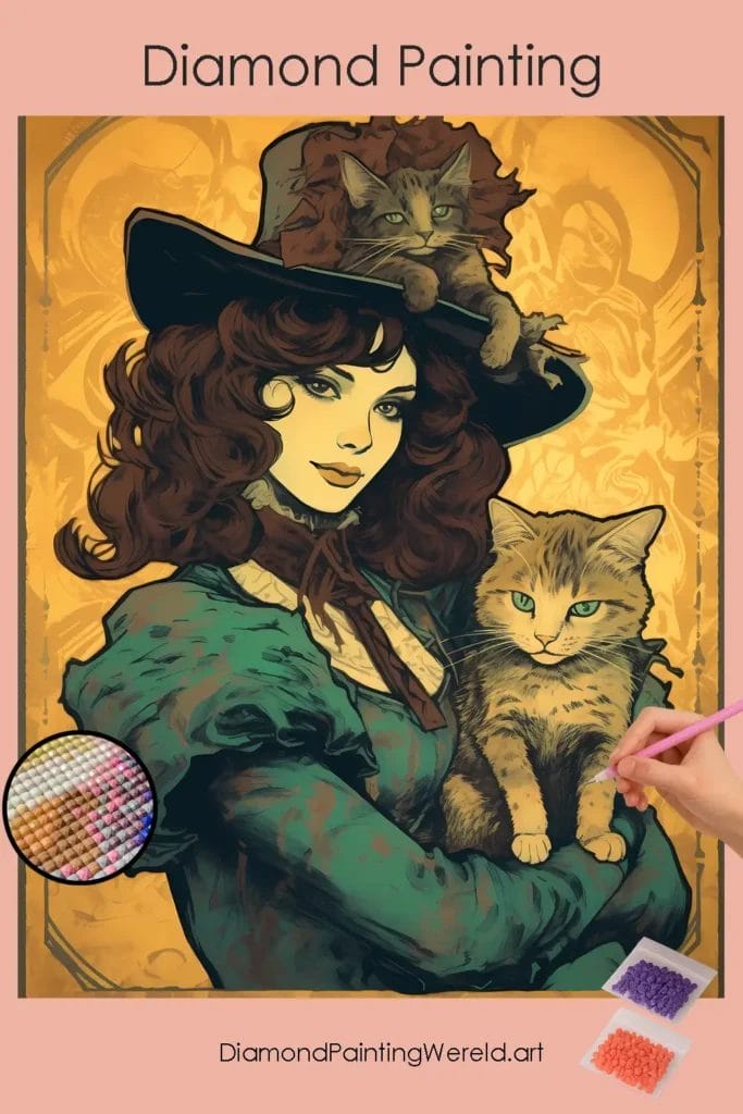 Witch with Cat
