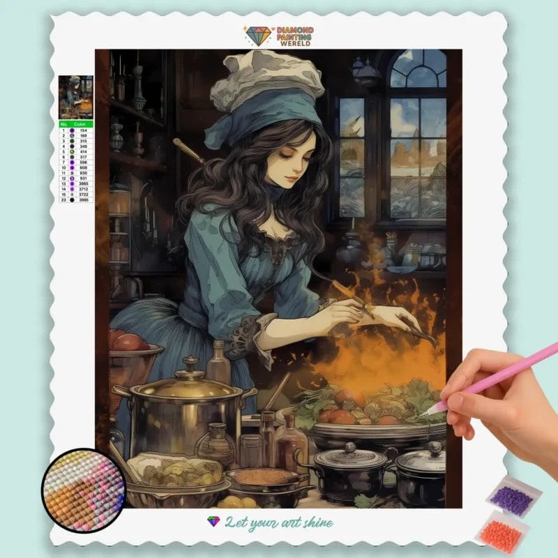 Cartoon Art Witch