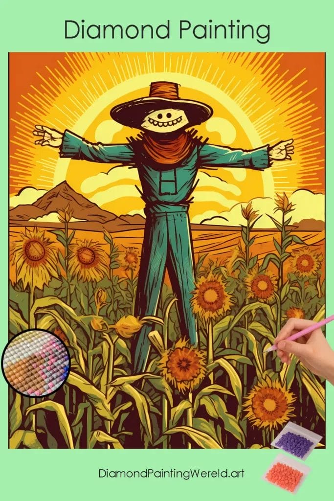 Griezelig Veld 1 Diamond Painting Wereld Spooky Field
