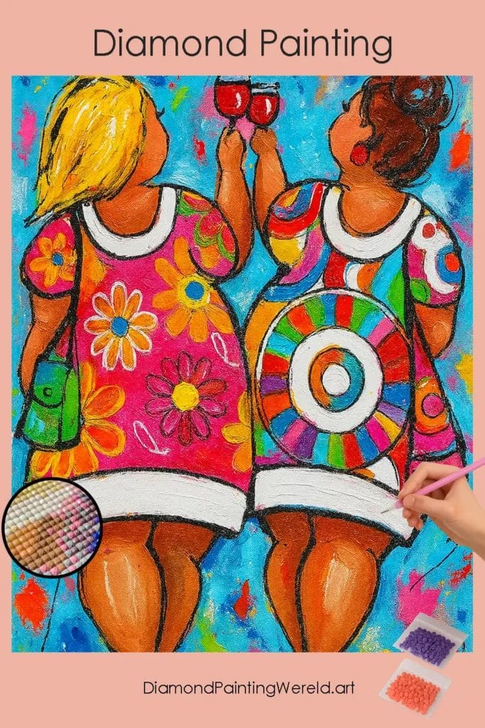 Viering in Levendige Kleuren 1 Diamond Painting Wereld Celebration_in_Bold_Color