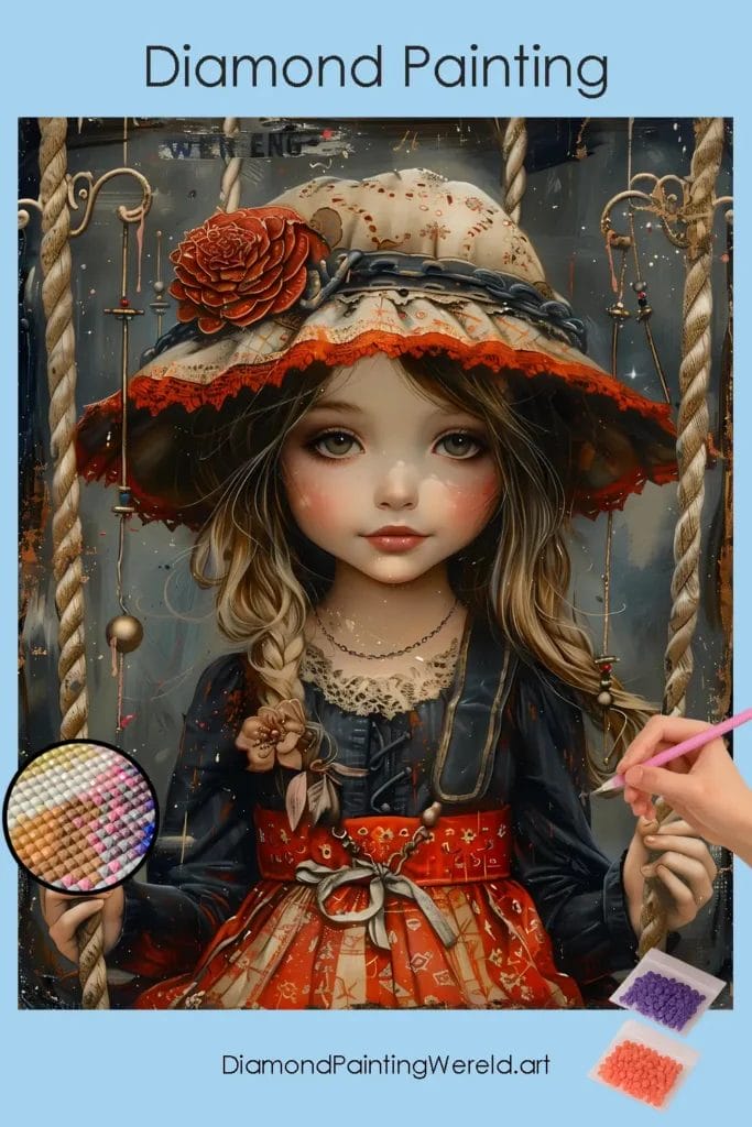 Chibi Zomer 1 Diamond Painting Wereld Chibi Summer