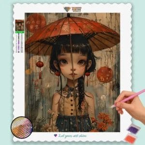 Chibi With Umbrella