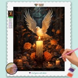 Holy Dove and Candle