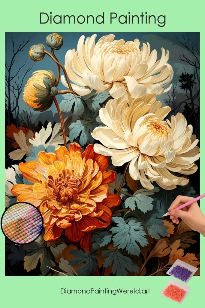 Prachtige Pioenrozen 1 Diamond Painting Wereld Beautiful Peonies