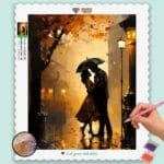 Romantic Couple in Night