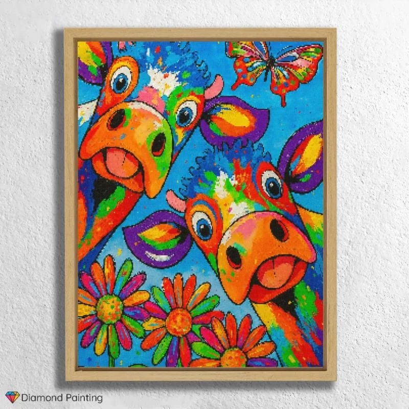 Colorful & Funny Cows