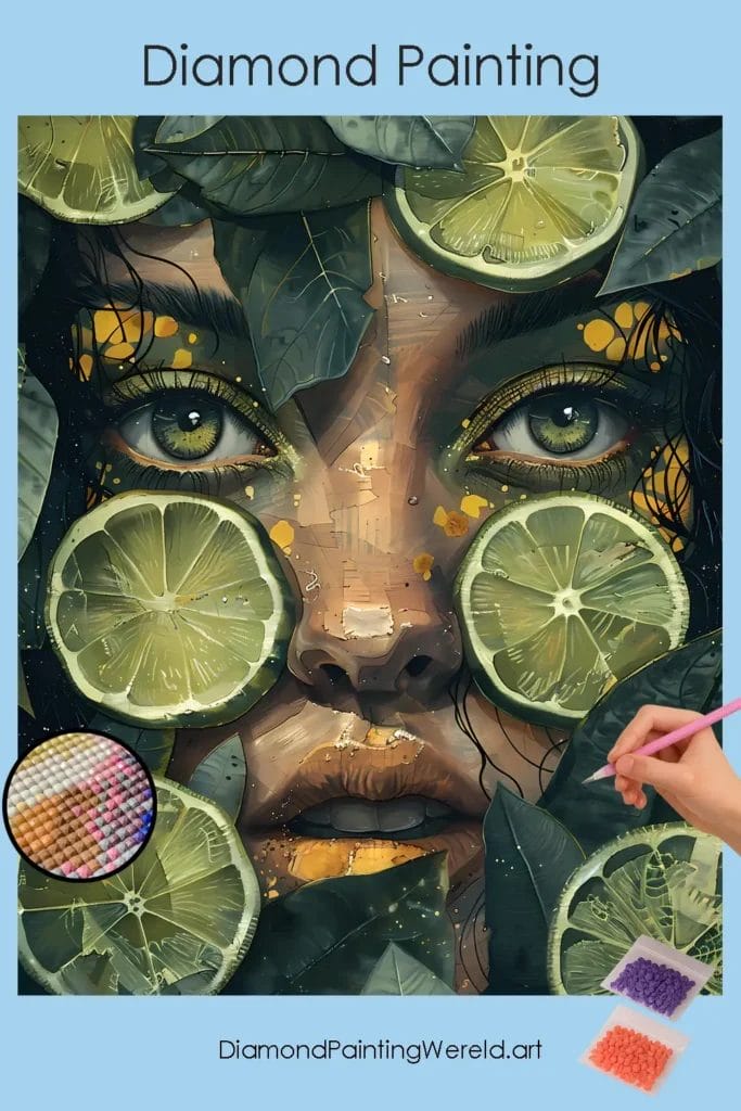 Het Komkommermeisje 1 Diamond Painting Wereld The Cucumber Girl