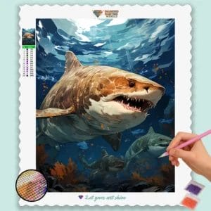 Cute Shark in Sea