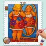 Cute_Curvy_Lady Looking in the mirror