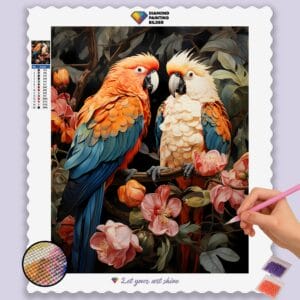 Cute Parrot Couple