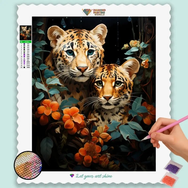 Cute Jaguar in Jungle