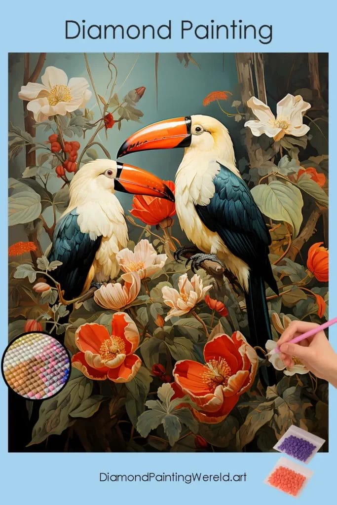 Tropische Vogels 1 Diamond Painting Wereld Tropical Birds