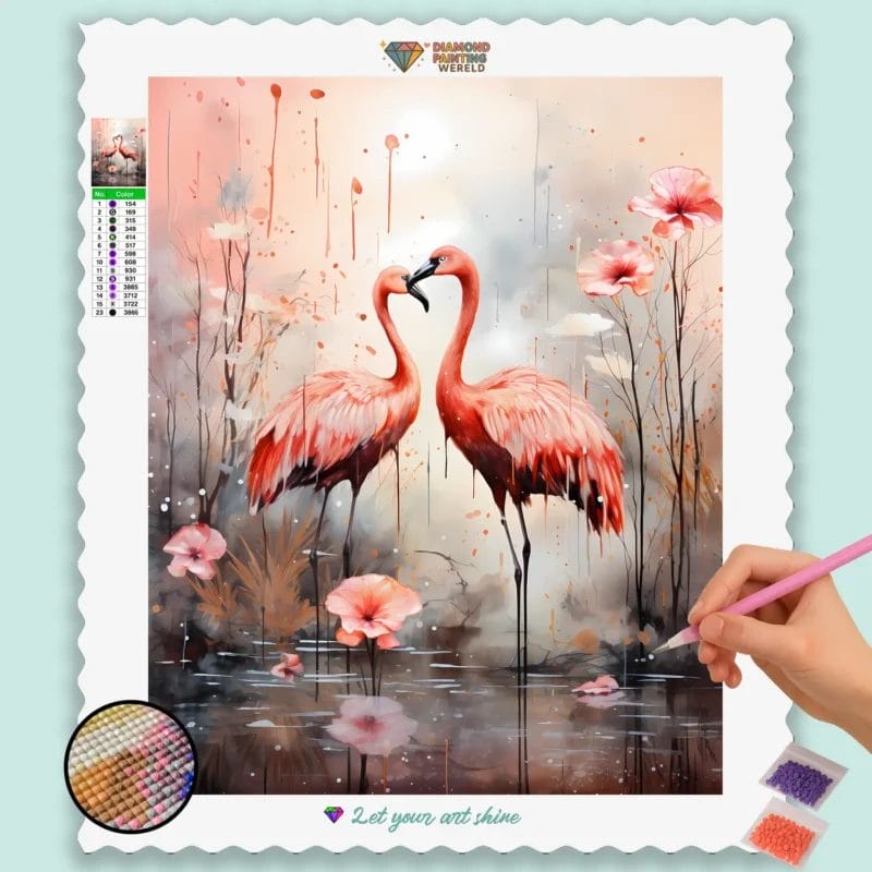 Cute Swan Couple