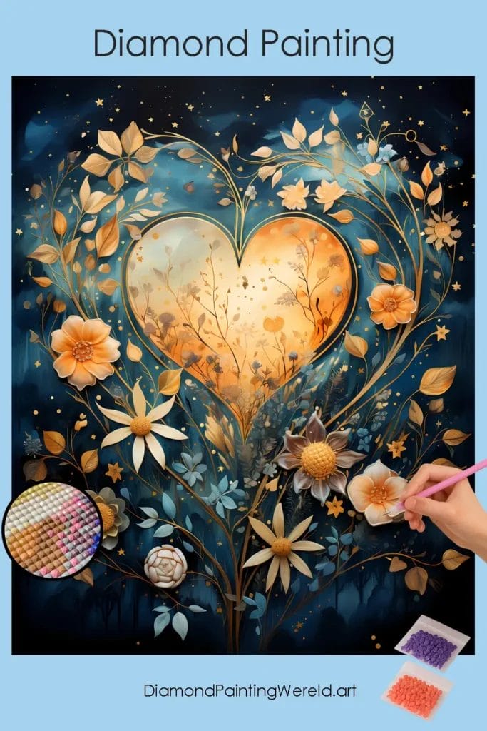 Betoverd Hart 1 Diamond Painting Wereld Enchanted Heart
