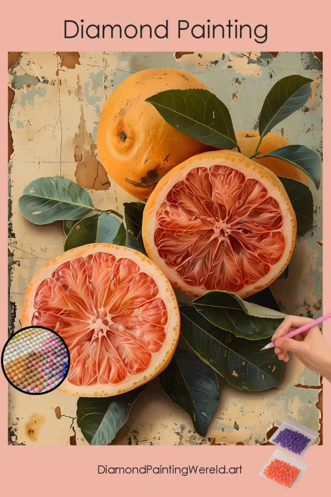 Exotische Sinaasappels 1 Diamond Painting Wereld Exotic Oranges