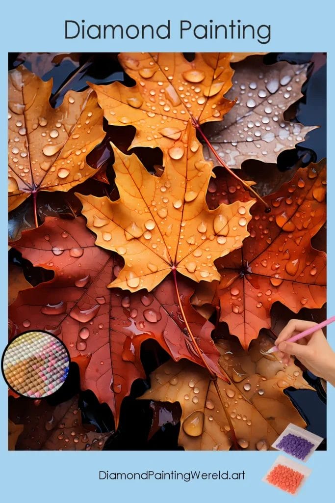 Herfstbladeren Collectie 1 Diamond Painting Wereld Fall Leaves Collection