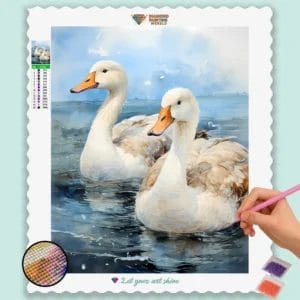 Amazing Swan Couple