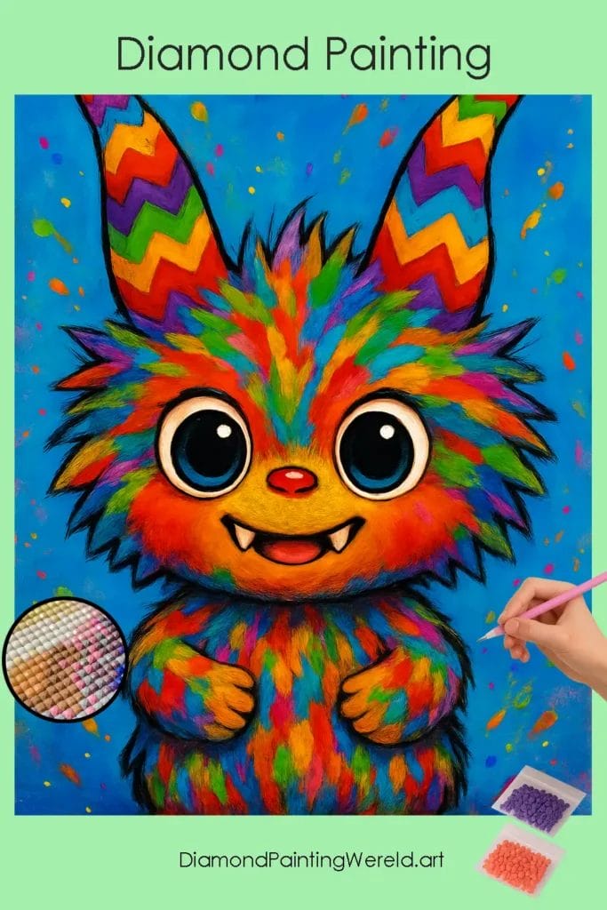 Fantastical_Creature_with_Bright_Horns_ Labubu doll