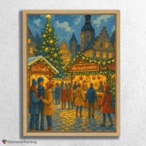 German_Weihnachtsmarkt_at_Dusk