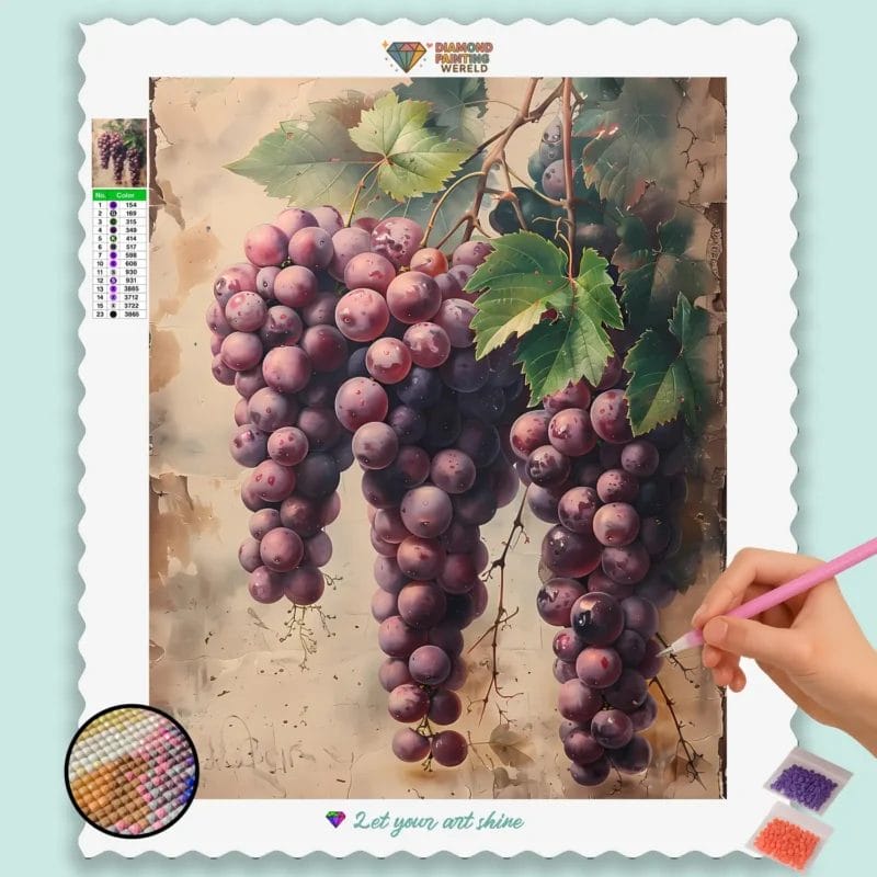Deep Purple Grapes